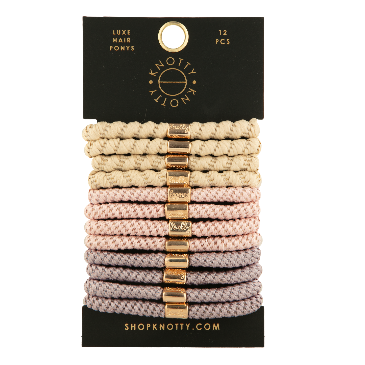 Luxe Hair Pony 12-Pack | Champagne Blush-0