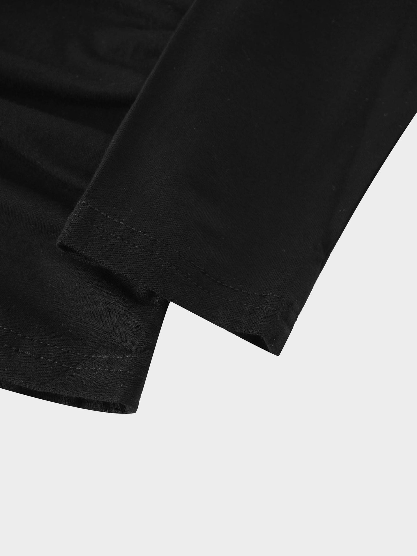 SIDE ELASTIC TEE-BLACK-4