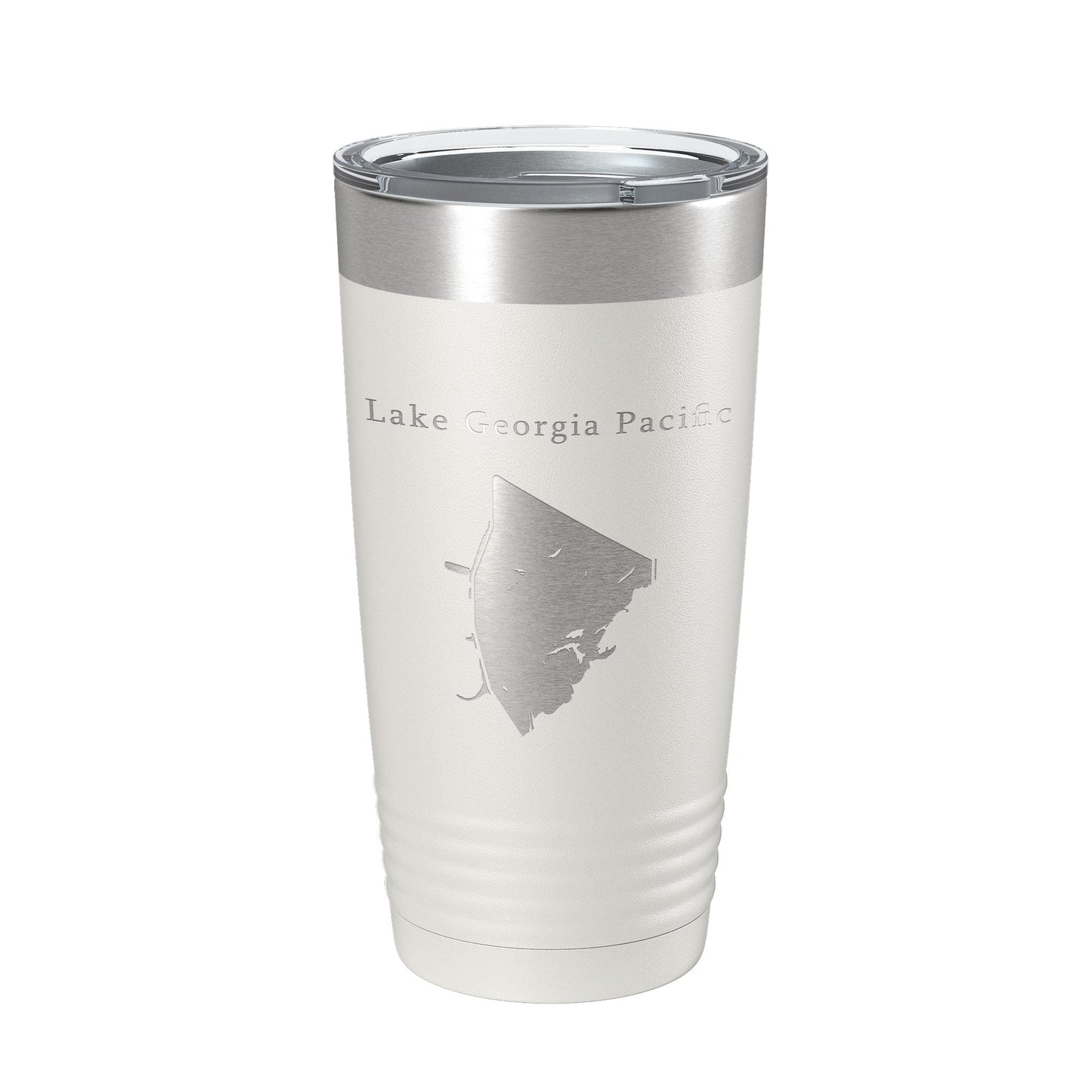 Lake Georgia Pacific Map Tumbler Travel Mug Insulated Laser Engraved Coffee Cup Arkansas 20 oz-7