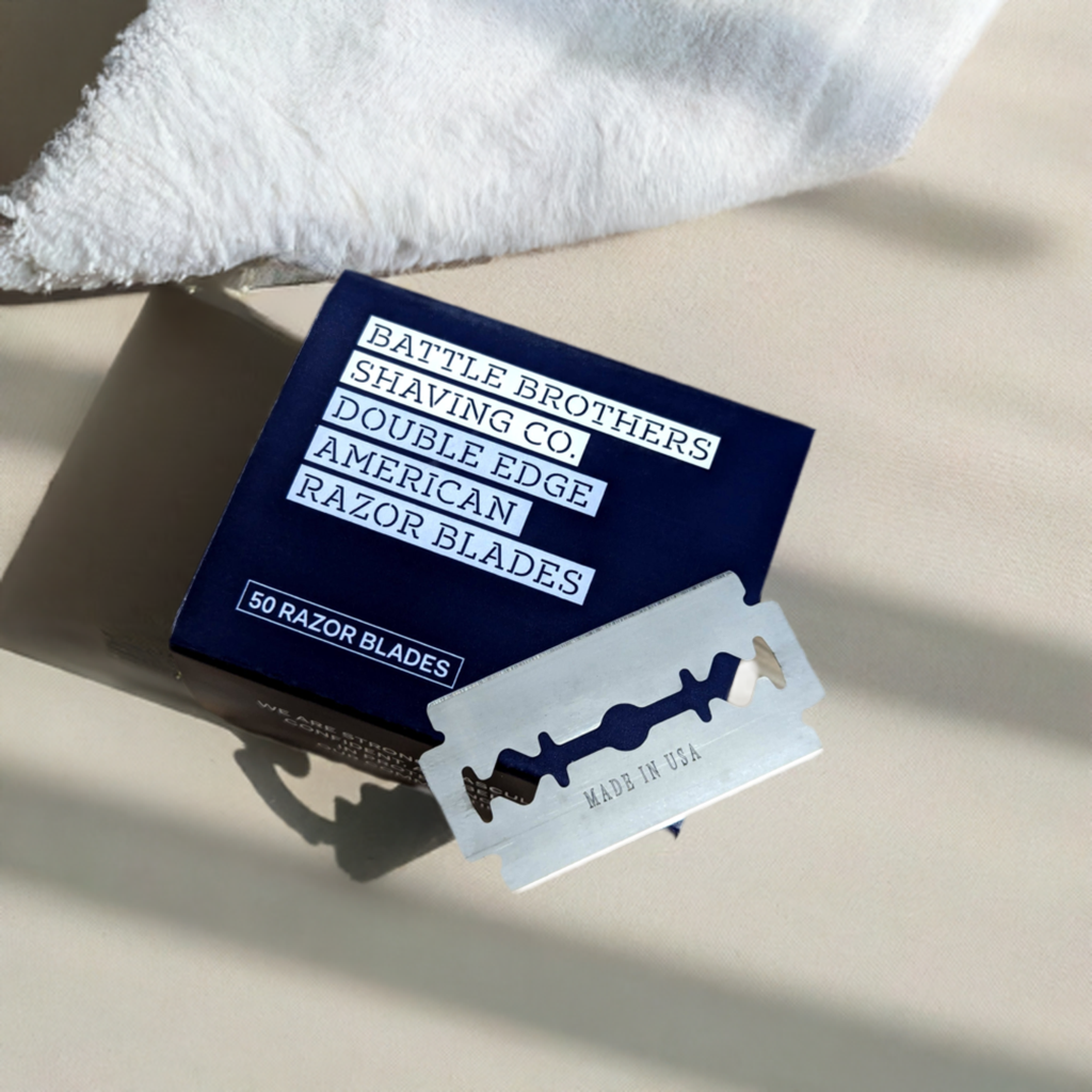 Made in U.S.A. Double Edge Razor Blades - Pack of 50-1