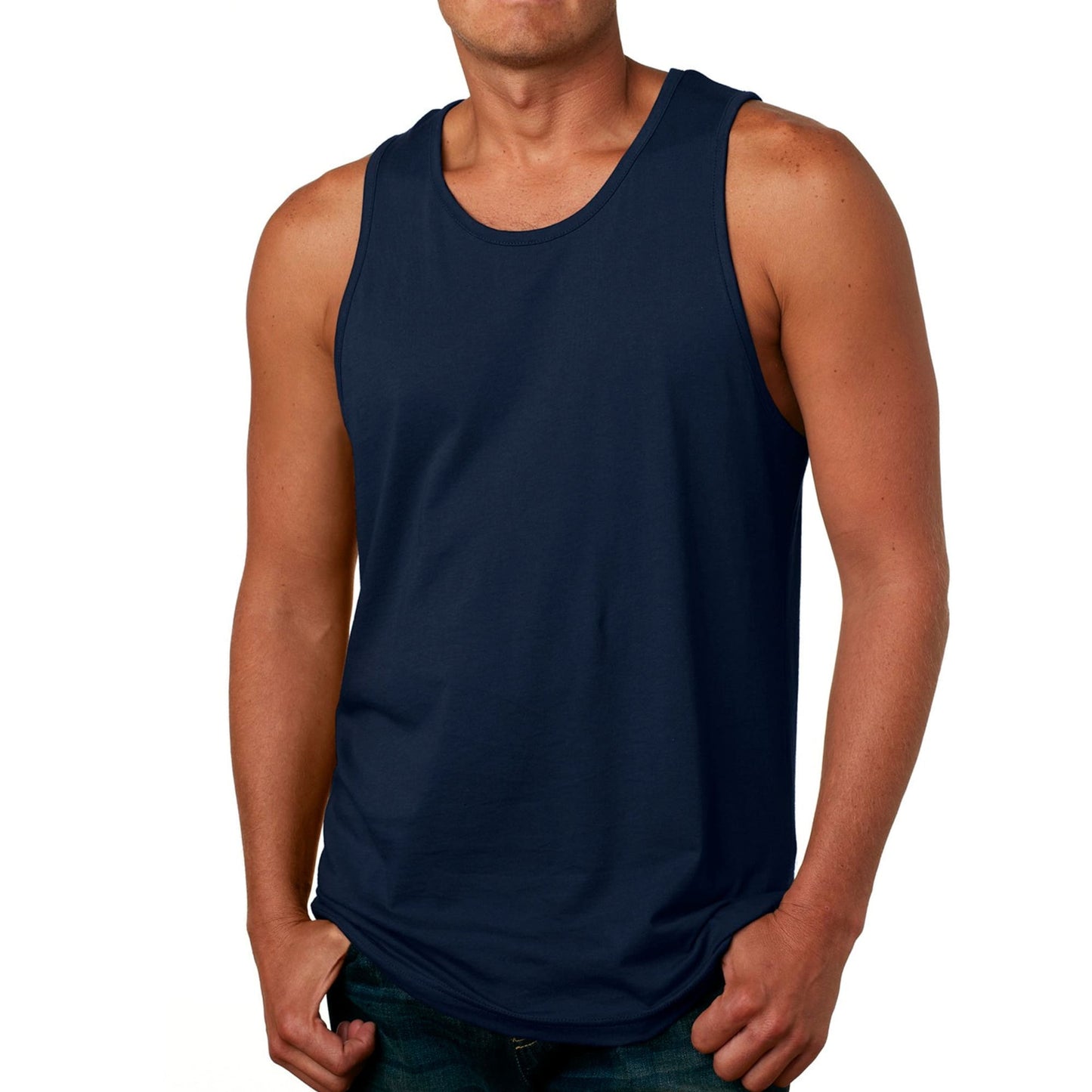 Mens Fitness Tank Top Graphic T-shirt-1