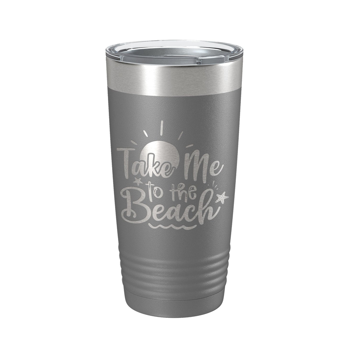 Take Me To The Beach Tumbler Travel Mug Insulated Laser Engraved Coffee Cup 20 oz-16