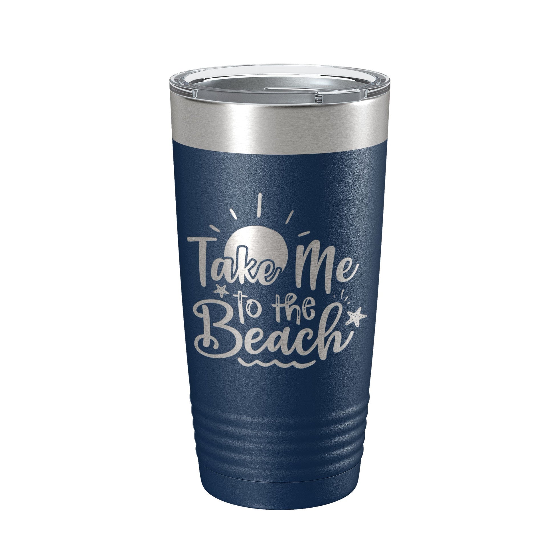 Take Me To The Beach Tumbler Travel Mug Insulated Laser Engraved Coffee Cup 20 oz-2