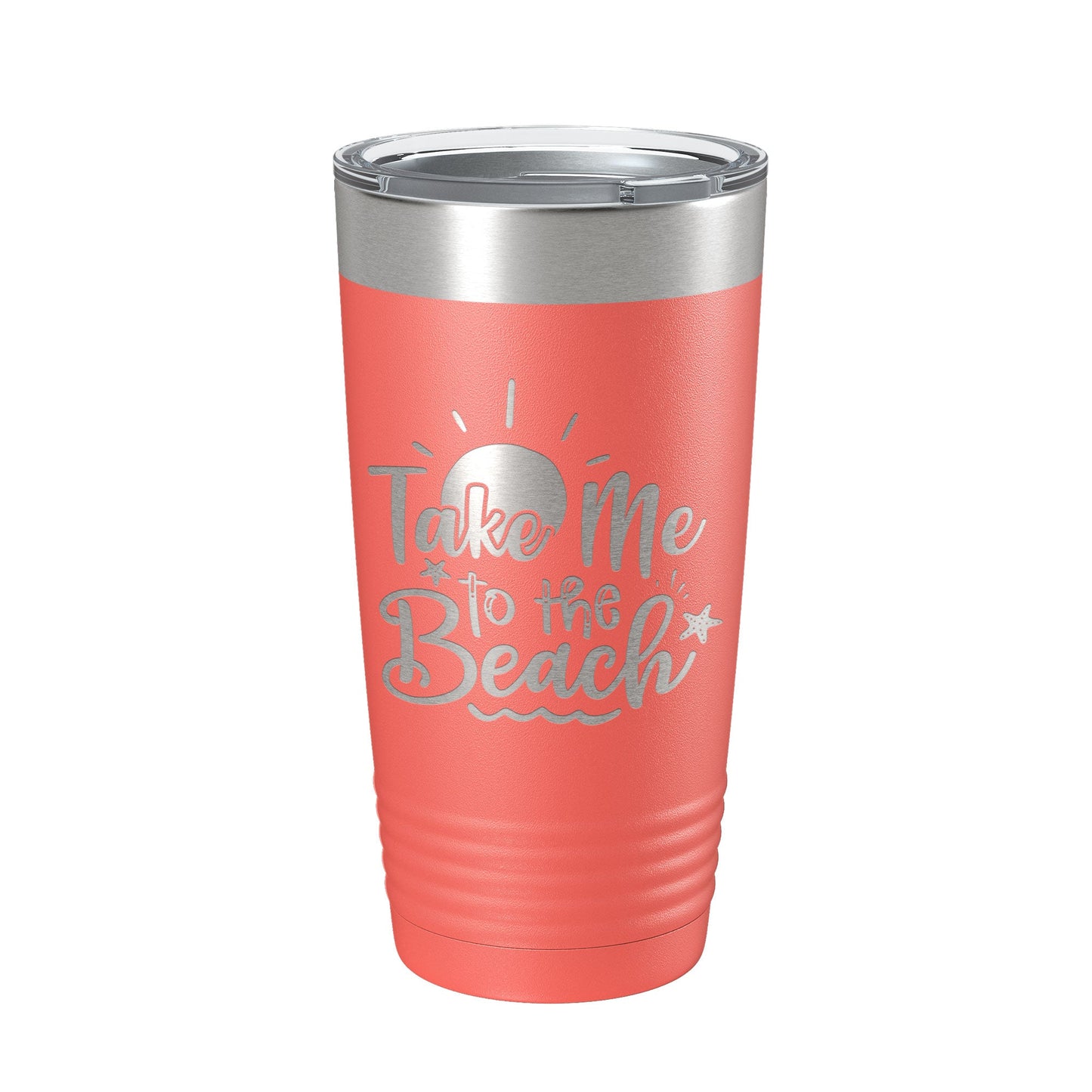 Take Me To The Beach Tumbler Travel Mug Insulated Laser Engraved Coffee Cup 20 oz-20