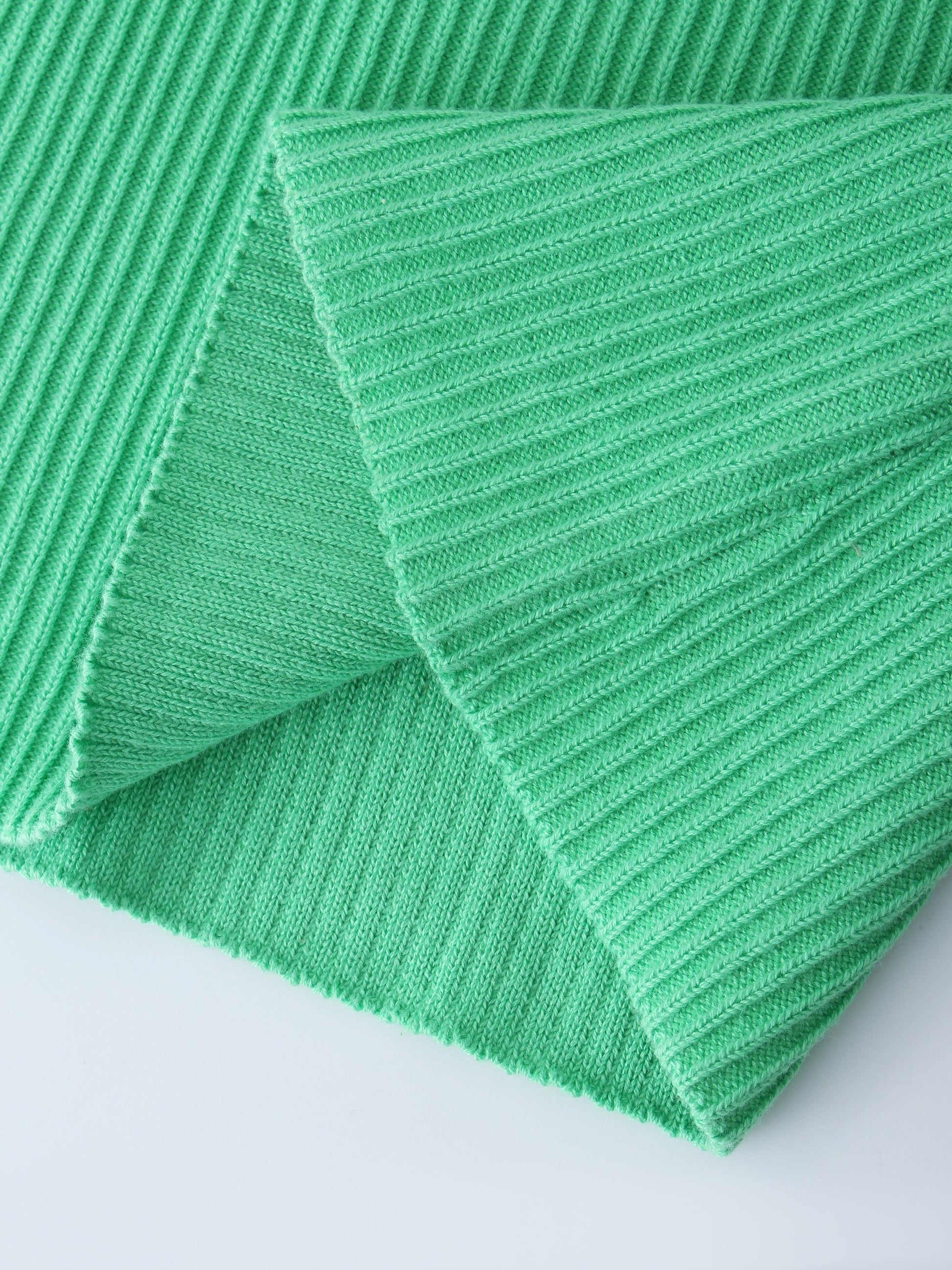 Sleeveless Ribbed Crew-Kelly Green-4