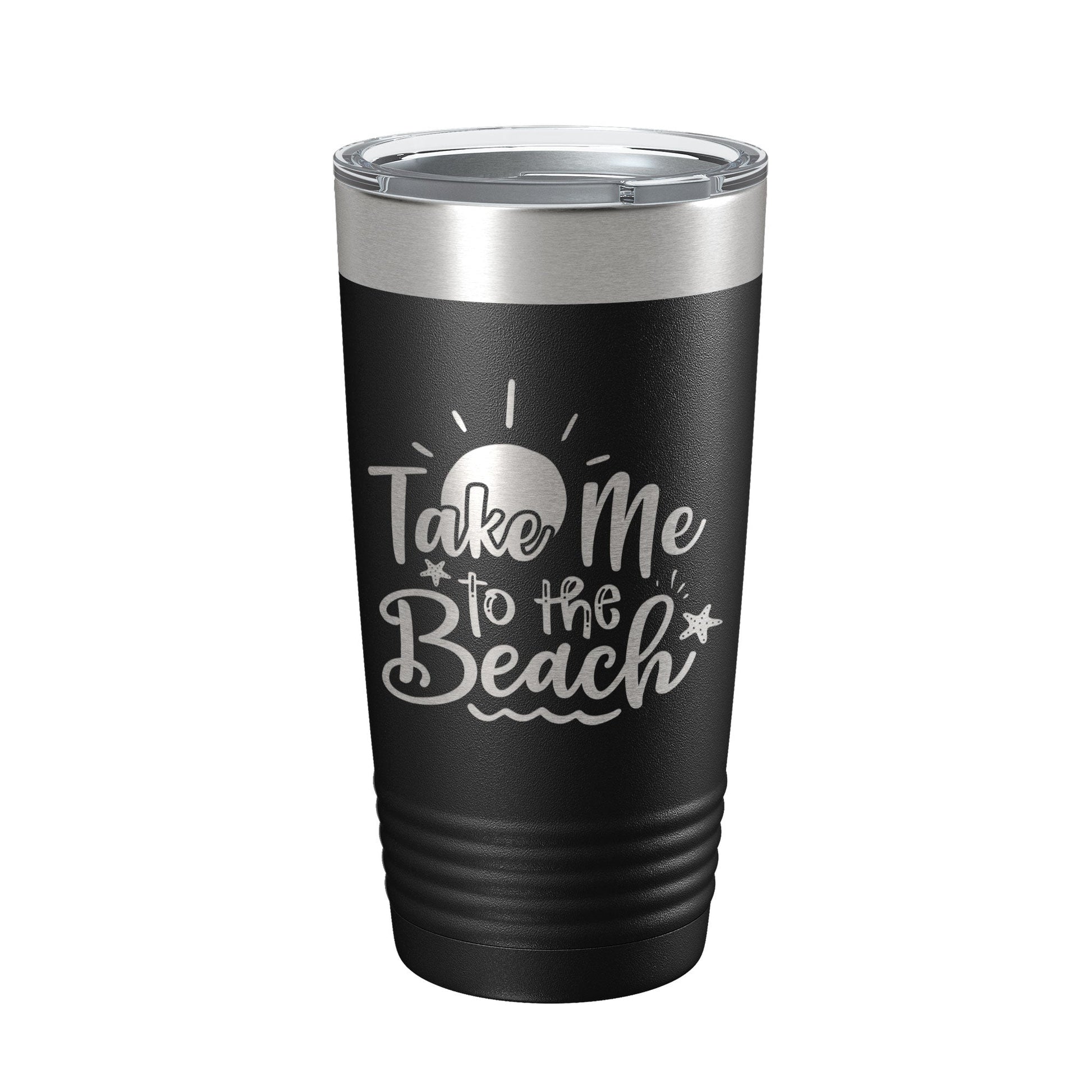 Take Me To The Beach Tumbler Travel Mug Insulated Laser Engraved Coffee Cup 20 oz-5