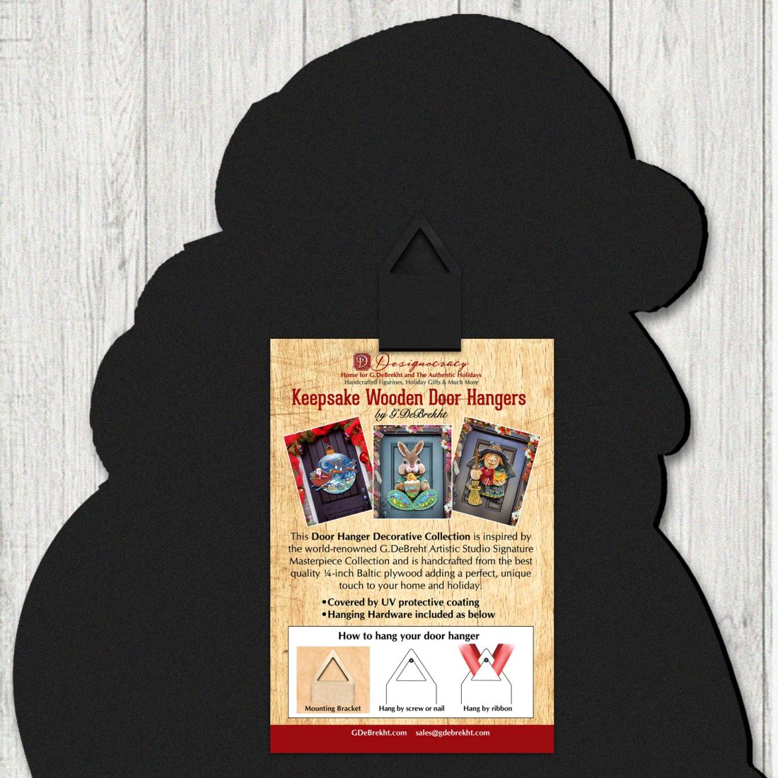 Witch Halloween Door Decor by G. DeBrekht - Thanksgiving Halloween Decor - 8114011H-3