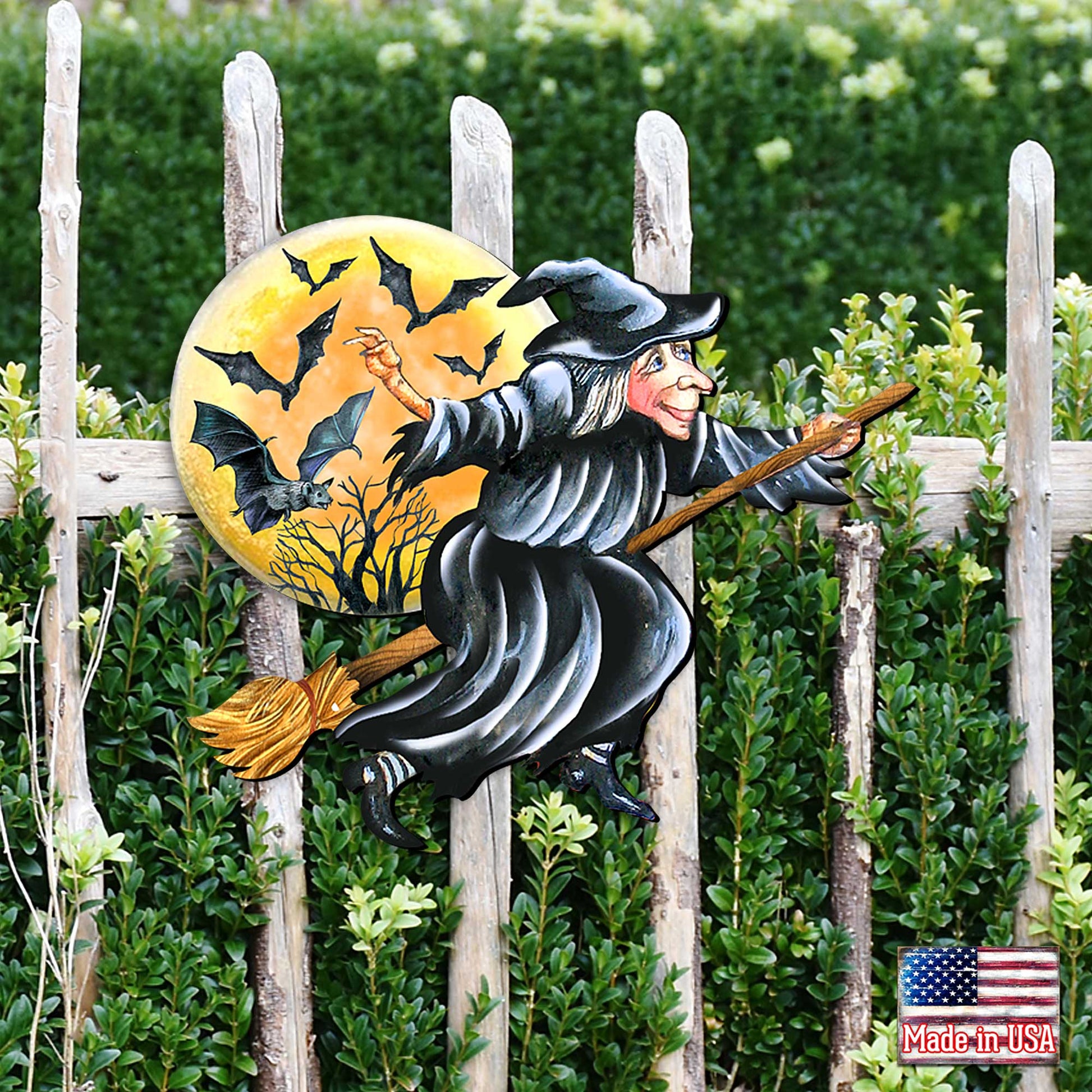 Witch Halloween Door Decor by G. DeBrekht - Thanksgiving Halloween Decor - 8114011H-2
