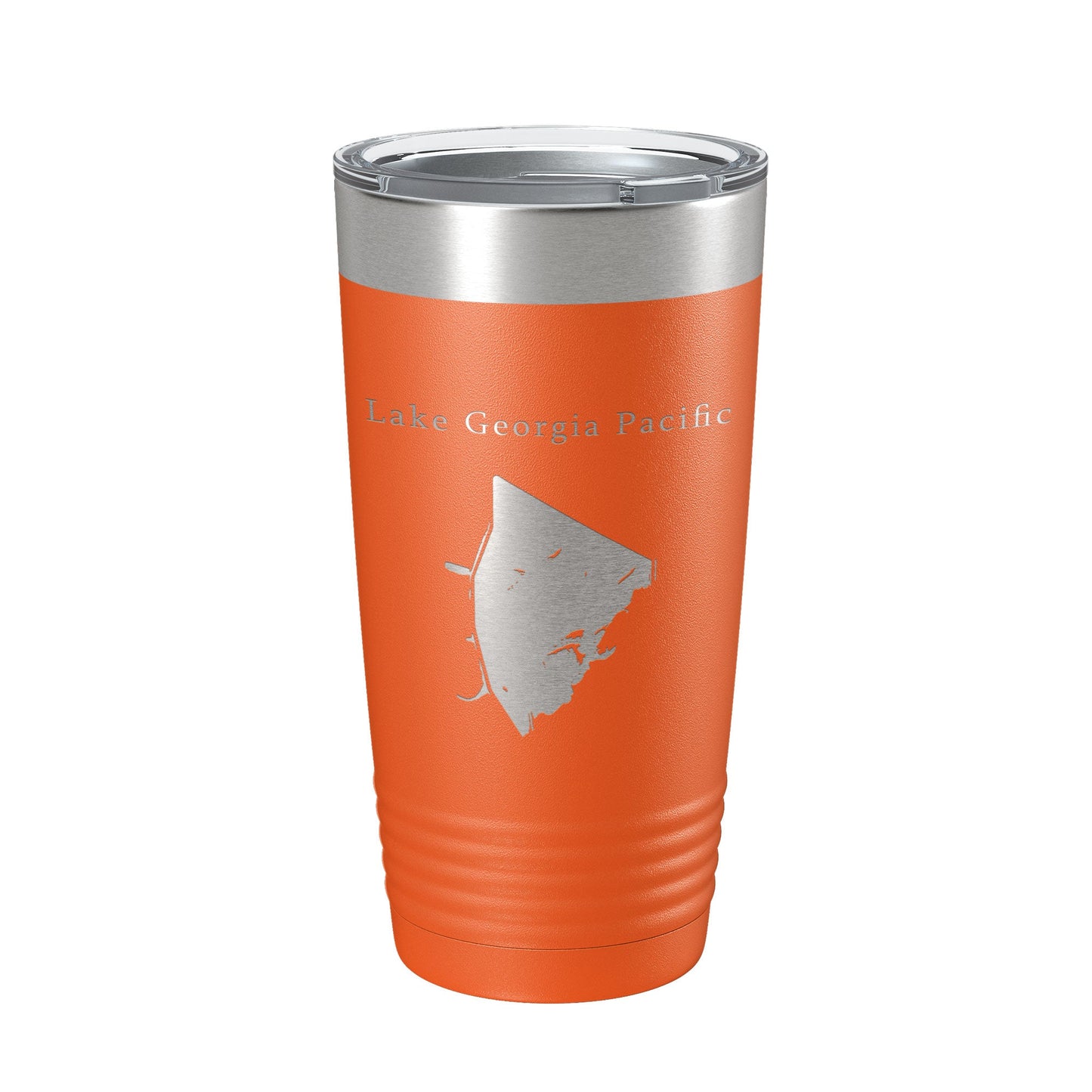 Lake Georgia Pacific Map Tumbler Travel Mug Insulated Laser Engraved Coffee Cup Arkansas 20 oz-17