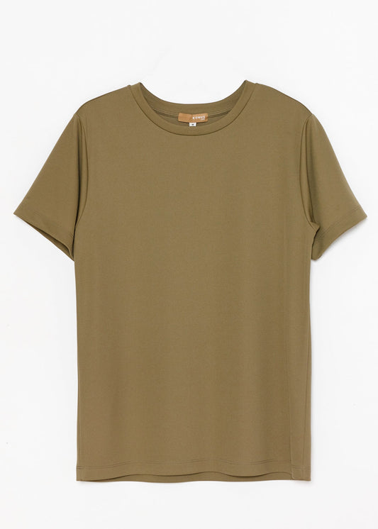 Konus Men's Eco Friendly Reolite Tech T-shirt in Khaki-0