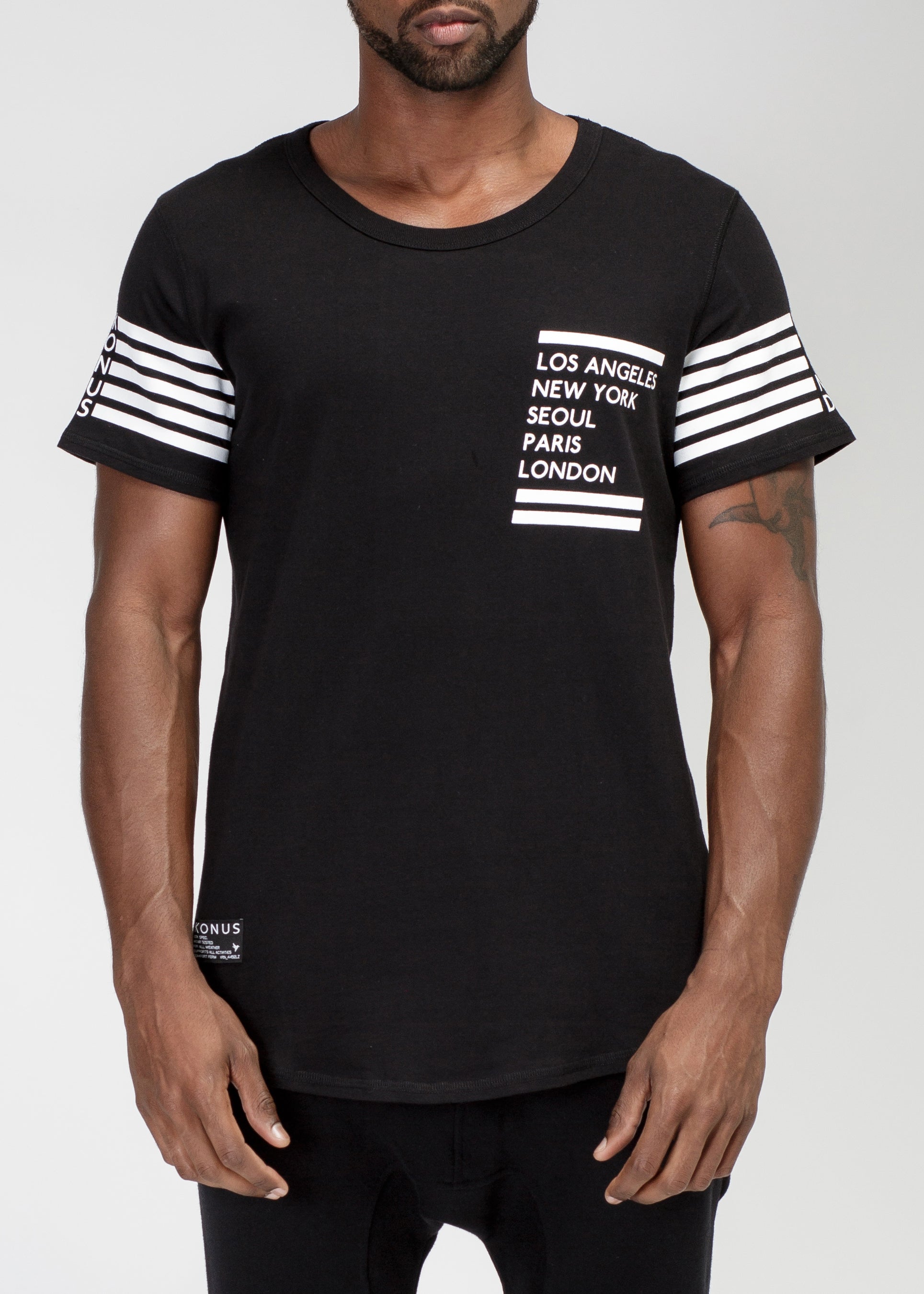Konus Men's Scallop Tee In Elm-1