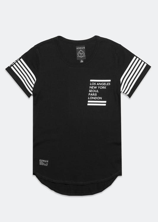Konus Men's Scallop Tee In Elm-0