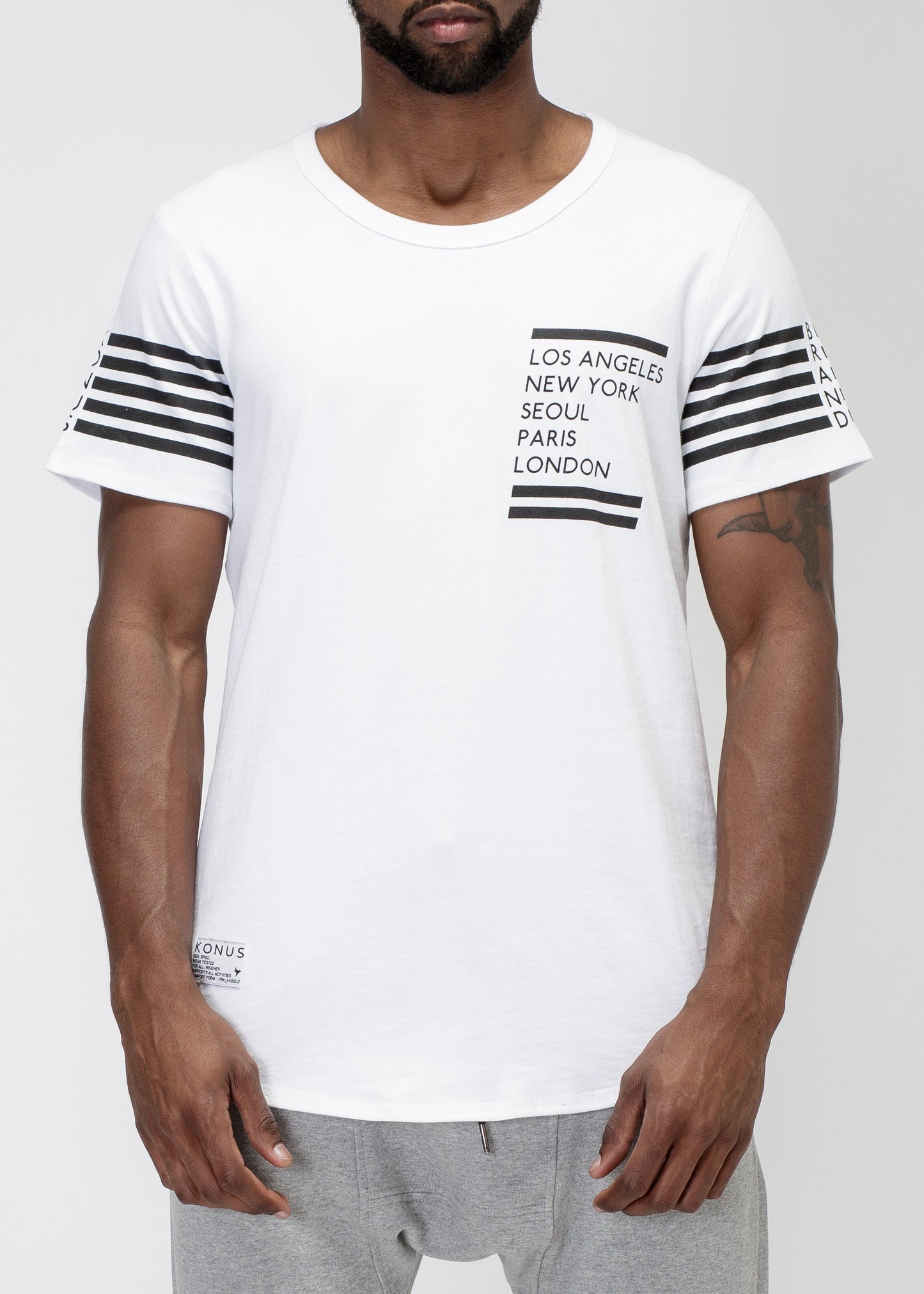 Konus Men's Scallop Tee In Elm-5