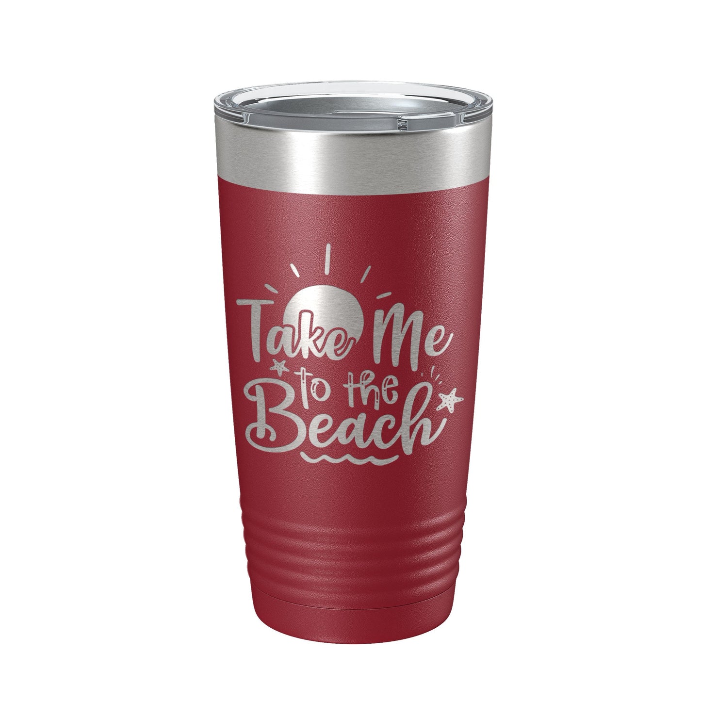 Take Me To The Beach Tumbler Travel Mug Insulated Laser Engraved Coffee Cup 20 oz-18