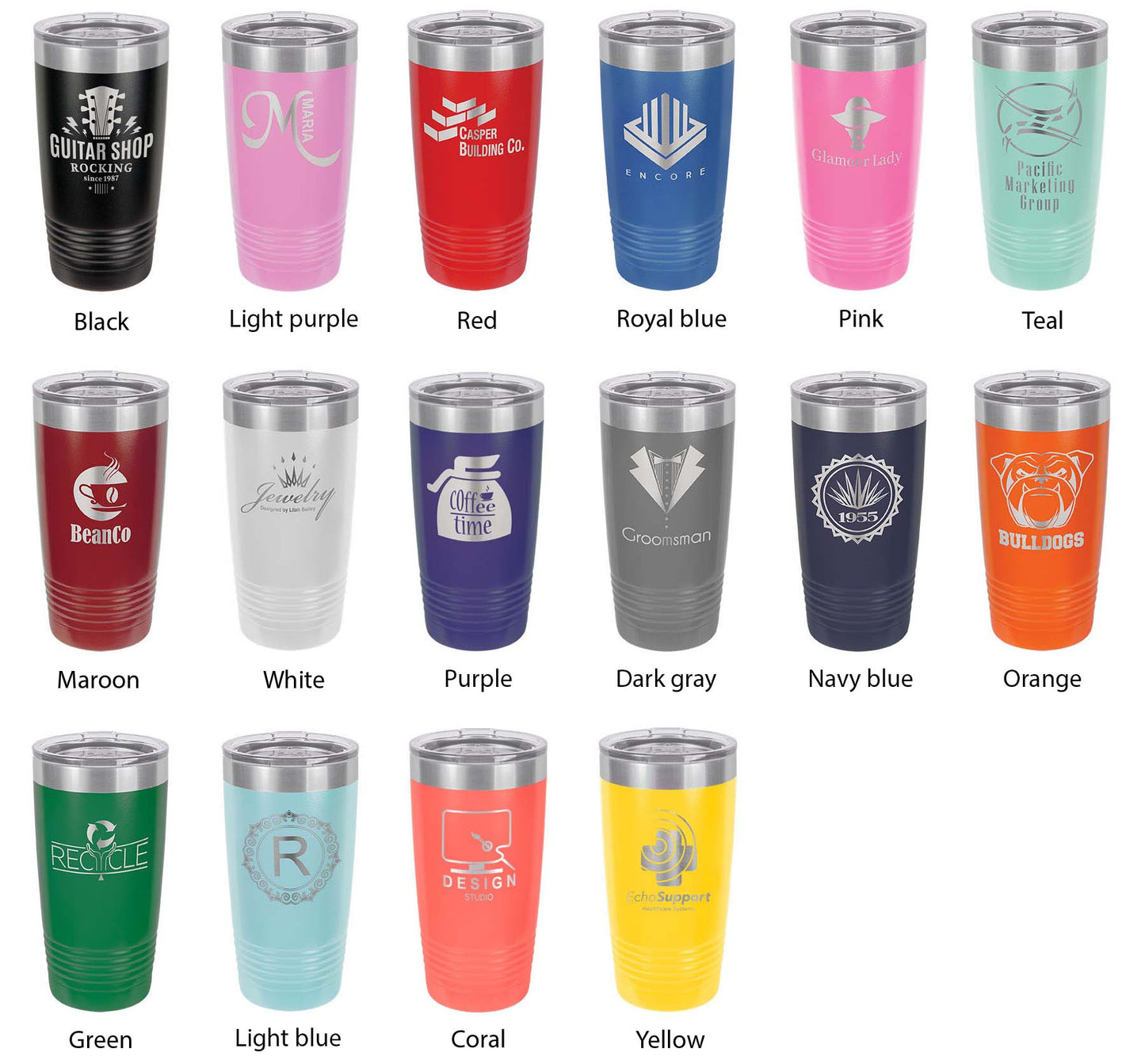 Lake Georgia Pacific Map Tumbler Travel Mug Insulated Laser Engraved Coffee Cup Arkansas 20 oz-3